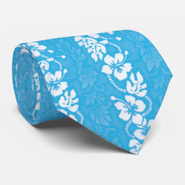 Turkos Blue Hawaiian Hibiscus Flower Bröllop Slips