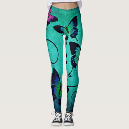 Turkos Butterfly Leggings