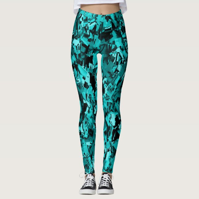 Turkos Craze... Leggings (Framsida)