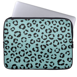 Turkos Djurtryck Laptop Fodral