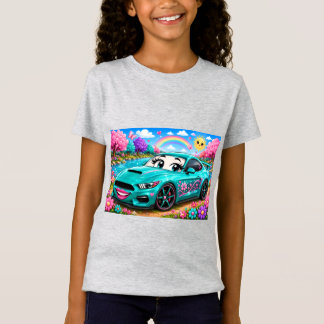 Turkos Dröm Racer T Shirt