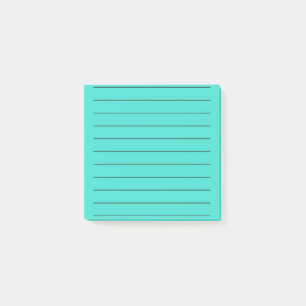 Turkos Elegant Stationery Vibrant Post-it Block