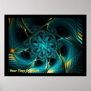 Turkos Elektrisk Poster