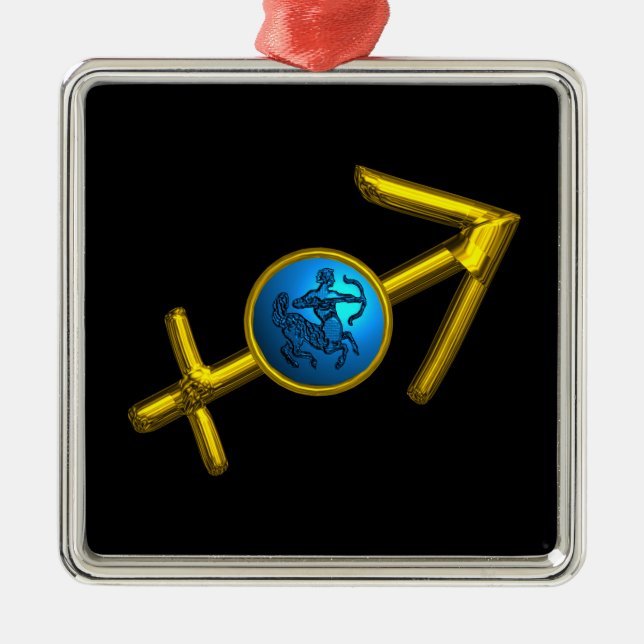 Turkos för blått för JUVEL för Julgransprydnad Metall (Framsidan)