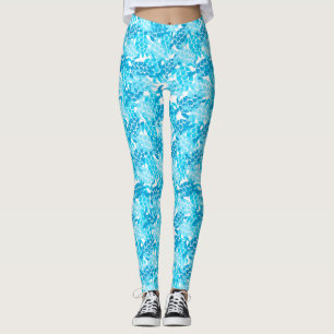 Turkos för hawaiibo för Honu havssköldpadda Alo Leggings