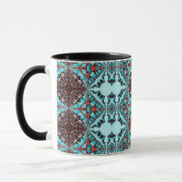 Turkos Fractal Star Blast Mugg