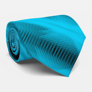 Turkos futuristisk abstrakt diagonal mönsterkonst slips