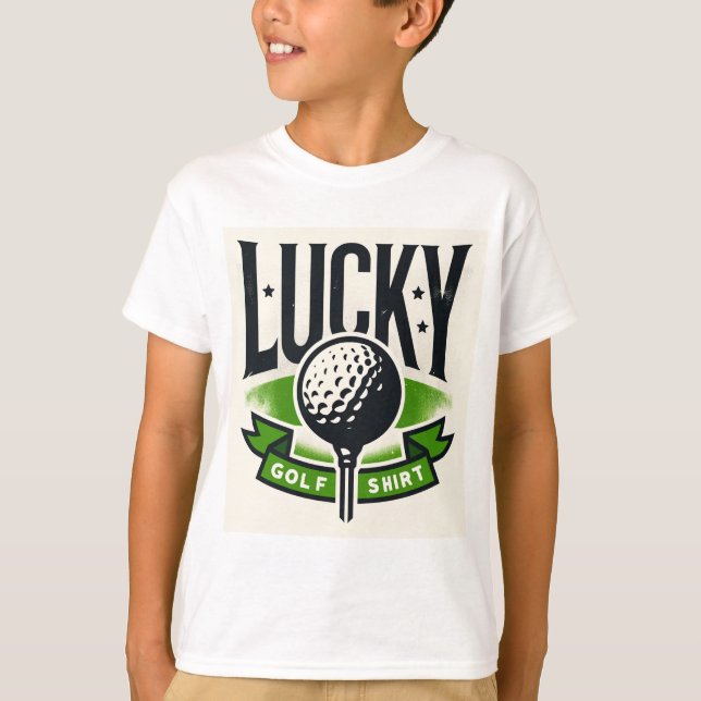 Turkos Golfskjorta T Shirt (Framsida)