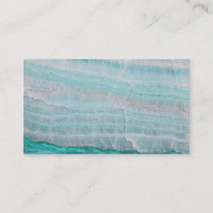 Turkos Granite Stone-lager Wave-utskrift Visitkort