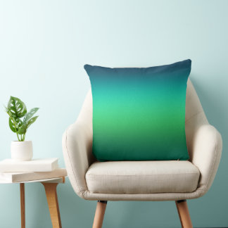 Turkos Grön Gradient Abstrakt Bakgrund Modern Kudde