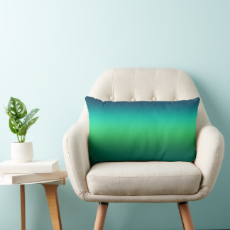 Turkos Grön Gradient Abstrakt Bakgrund Modern Lumbarkudde