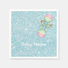 Turkos Grönt Blue Pappersservett