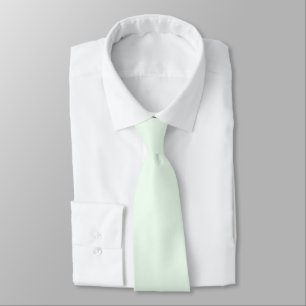 Turkos Grönt Mjuk Blek Vit Pastel Solid Färg Slips