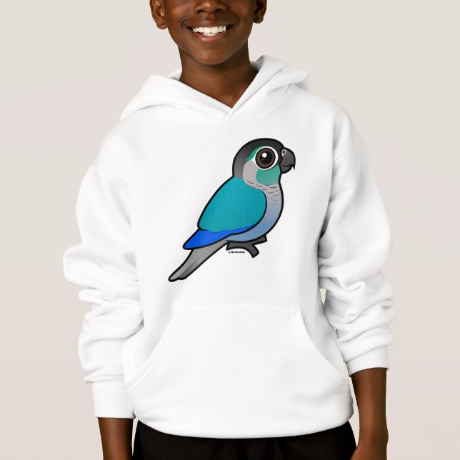 Turkos Grönt-varade fräck mot Conure T Shirt (Framsida)