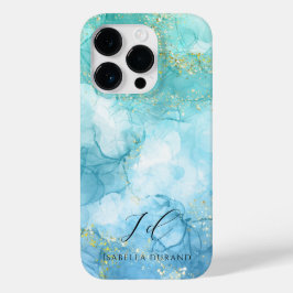 Turkos Grönt vattenfärgen Glitter Anpassade