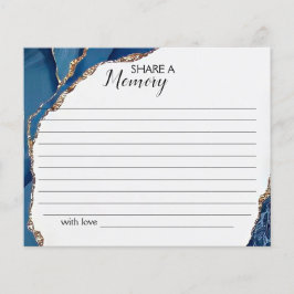 Turkos & Guld  ett minneskort