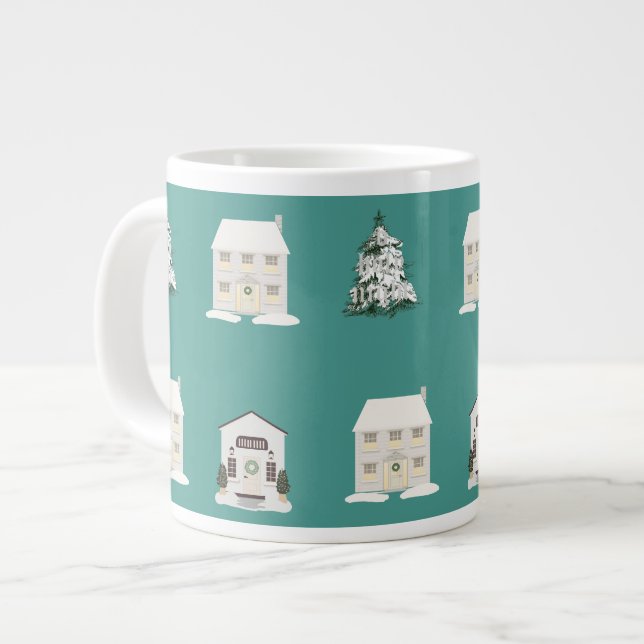 Turkos, Jul Kopp Jumbo Mugg (Framsida vänster)
