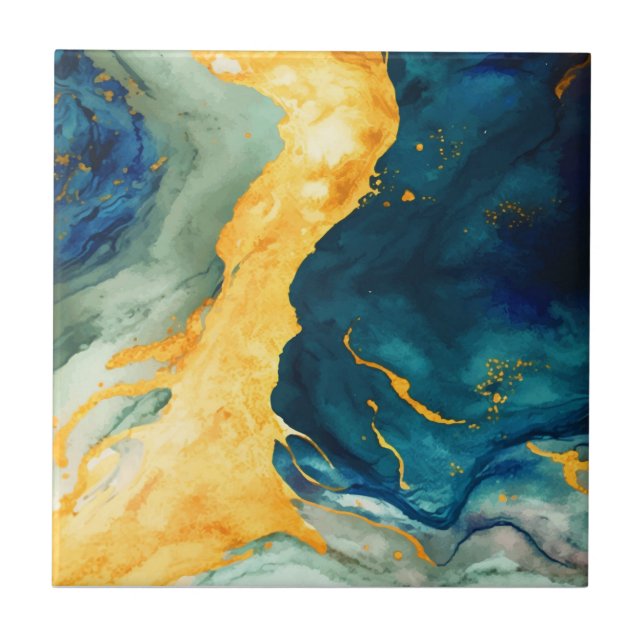 Turkos Kakelplatta (Framsidan)