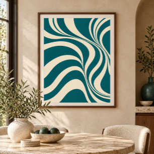 Turkos Konsttryck Counterpoint Poster