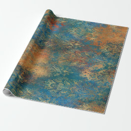 Turkos Kopparpatina Presentpapper