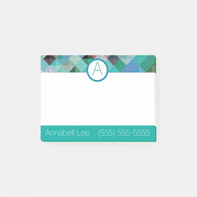 Turkos-kvalitet Post-it Block (Framsida)