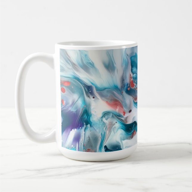 Turkos magi kaffemugg (Vänster)