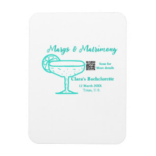 Turkos Margs & Matrimony Möhippa  Magnet
