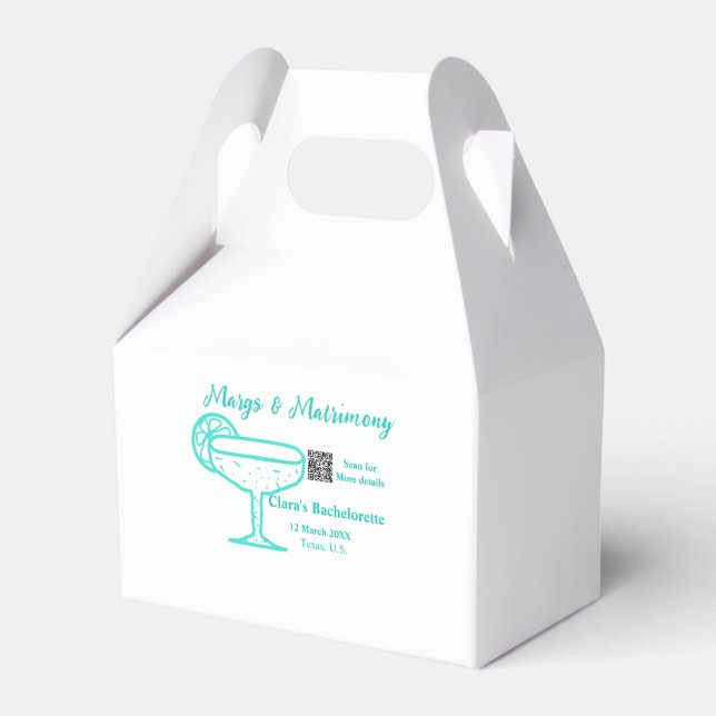 Turkos Margs & Matrimony Möhippa  Presentaskar (Framsidan Sidan)