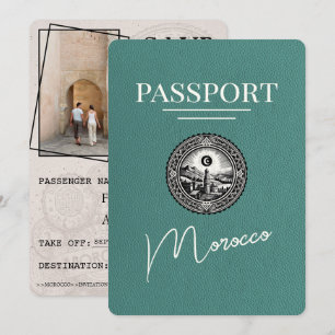 Turkos Marockos pass Spara datum Datumet