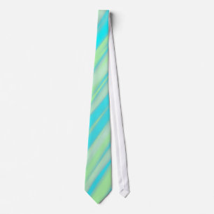 Turkos Mint Abstrakt Ränder Slips