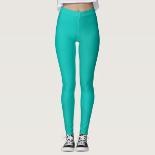 Turkos, modern, coola, trendigets geometriska kons leggings