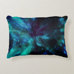 Turkos N Lila Nebula Prydnadskudde