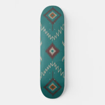 Turkos Navajo-Infuserat Geometriskt Mönster