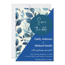 Turkos och blå färgstil blomster Mönsterdesign