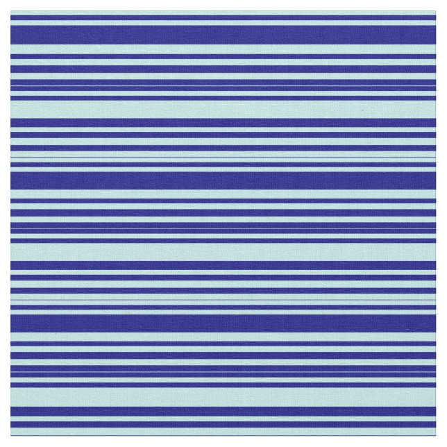 Turkos och Blue Linted/Stripe Mönster Tyg (Närbild)