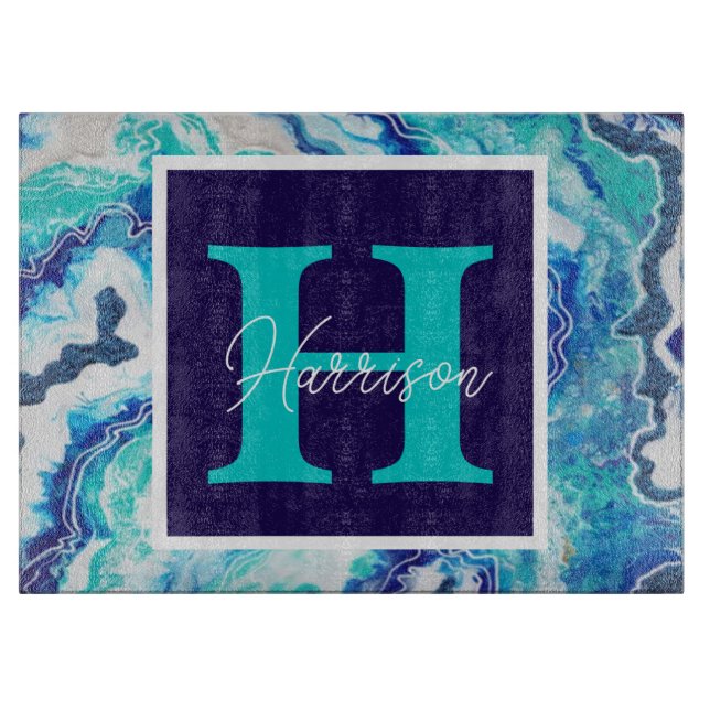 Turkos- och Blue Marble-Personlig (Framsidan)