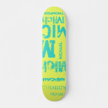 Turkos och citrongrunge typografi ordmoln