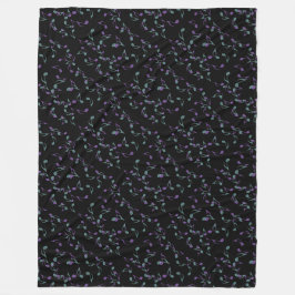 Turkos- och för lilamusik noterull filt