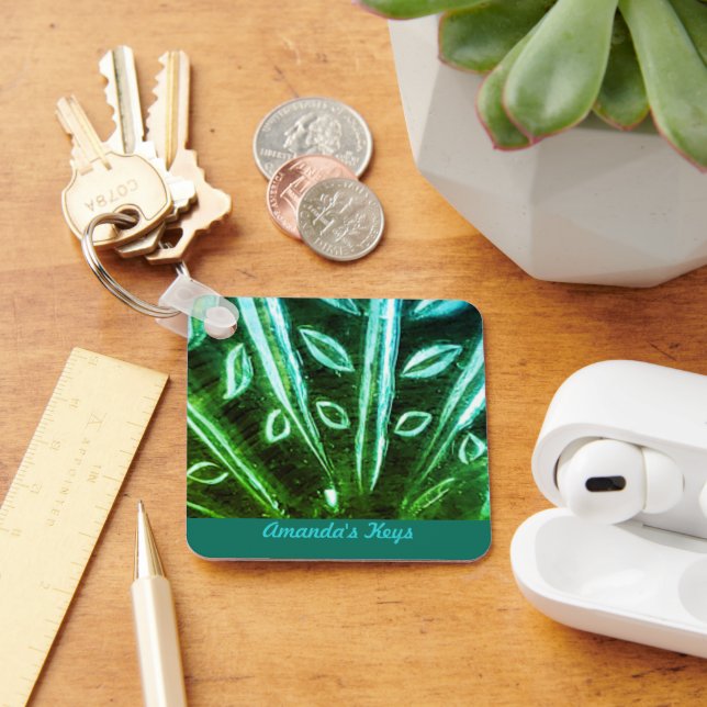 Turkos- och Grönt-nyckelkedja Nyckelring (Skrivbord)