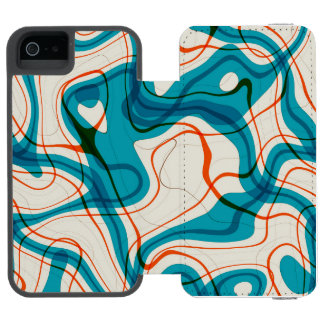 Turkos och Red Swirls