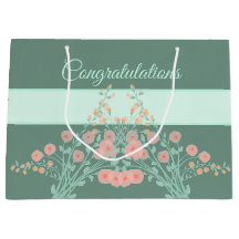 Turkos och Rosa Blommigt