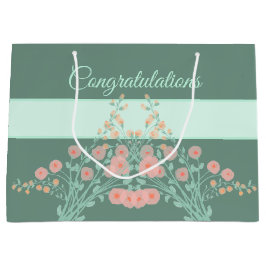 Turkos och Rosa Blommigt