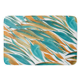 Turkos- och rostfritt fall badrumsmatta