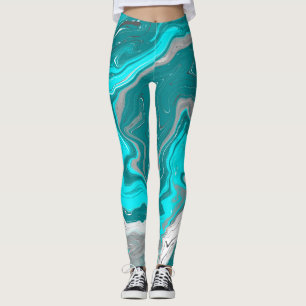 Turkos och skalbaggar leggings