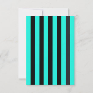 Turkos och svart stripe OSA kort