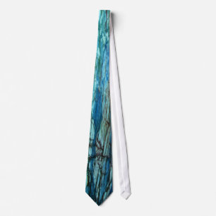 Turkos och tie för design för Auqua flottaabstra Slips