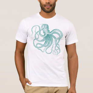 Turkos Octopus Vintage Illustration T-Shirt