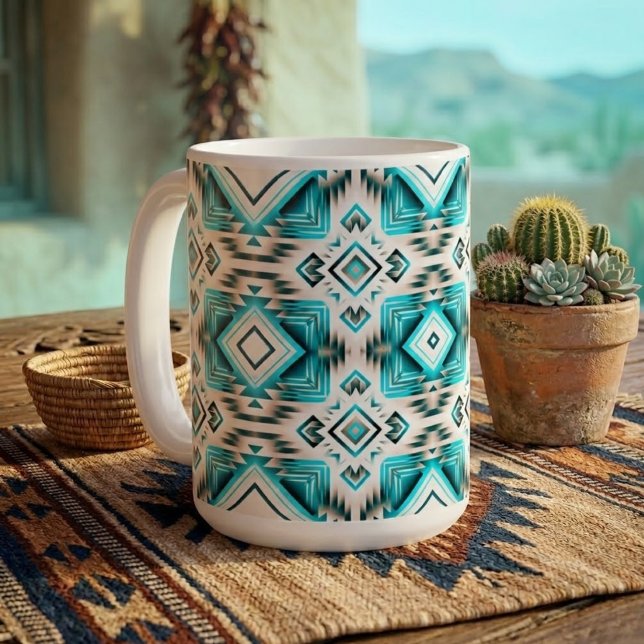 Turkos ökenkorsning  kaffemugg (Skapare uppladdad)