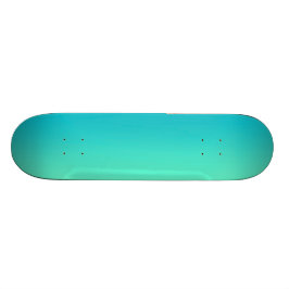 Turkos Ombre Skateboard Bräda 19,5 Cm
