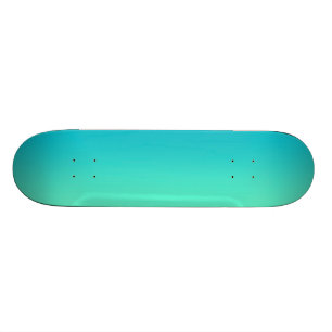 Turkos Ombre Skateboard Bräda 19,5 Cm